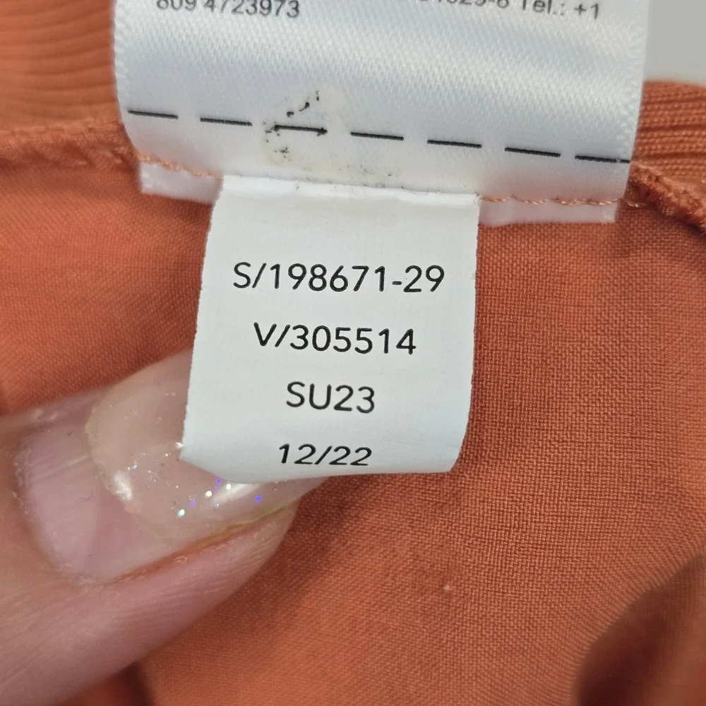 Athleta Brooklyn Heights Ankle Pants Orange Terracotta 14 198671 Womens Stretch‎